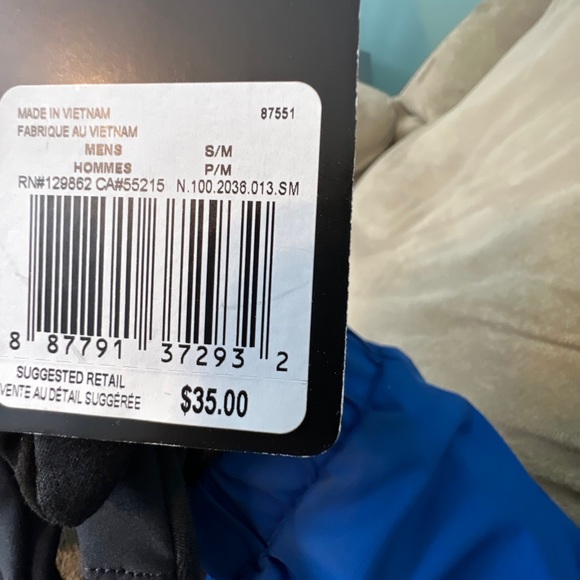 Mens nike tech fleece gloves size S/M - Picture 3 of 4